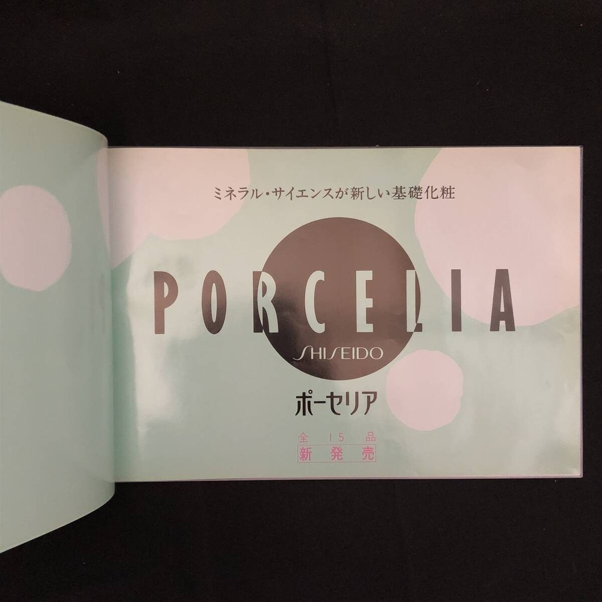 薬師丸ひろ子　レトロ　希少品　資生堂　ポーセリア　販売企画書　非売品　冊子 薬師丸ひろ子 レトロ 希少品 資生堂 ポーセリア 販売企画書