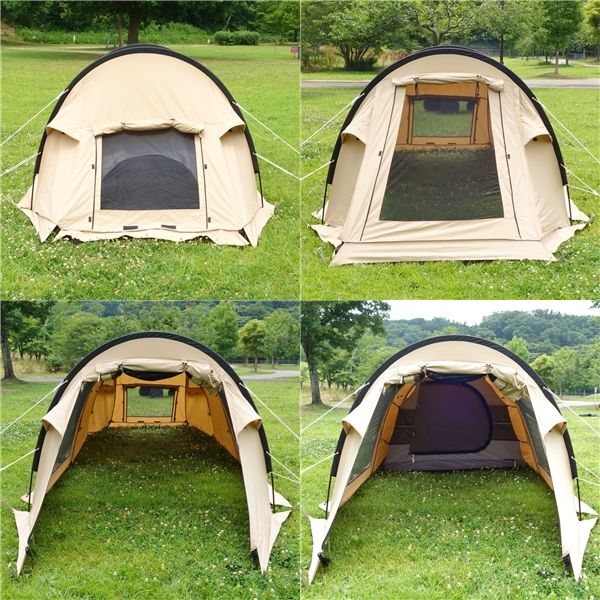 ディーオーディー DOD カマボコテント ソロ TC タン T2-604-TN 1