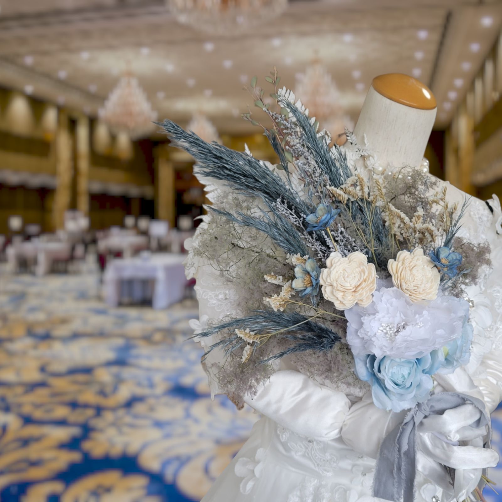 フォロー割クーポン付♡ふわふわローズと芍薬のブーケ♡ウェディング  