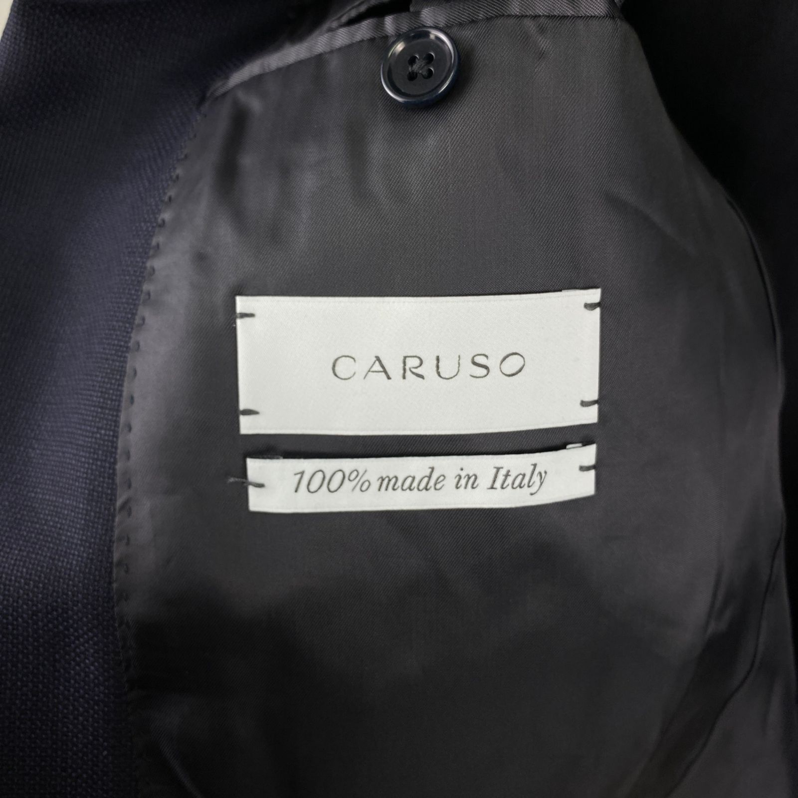 CARUSO テーラードジャケット メンズ XL 紺系【中古】