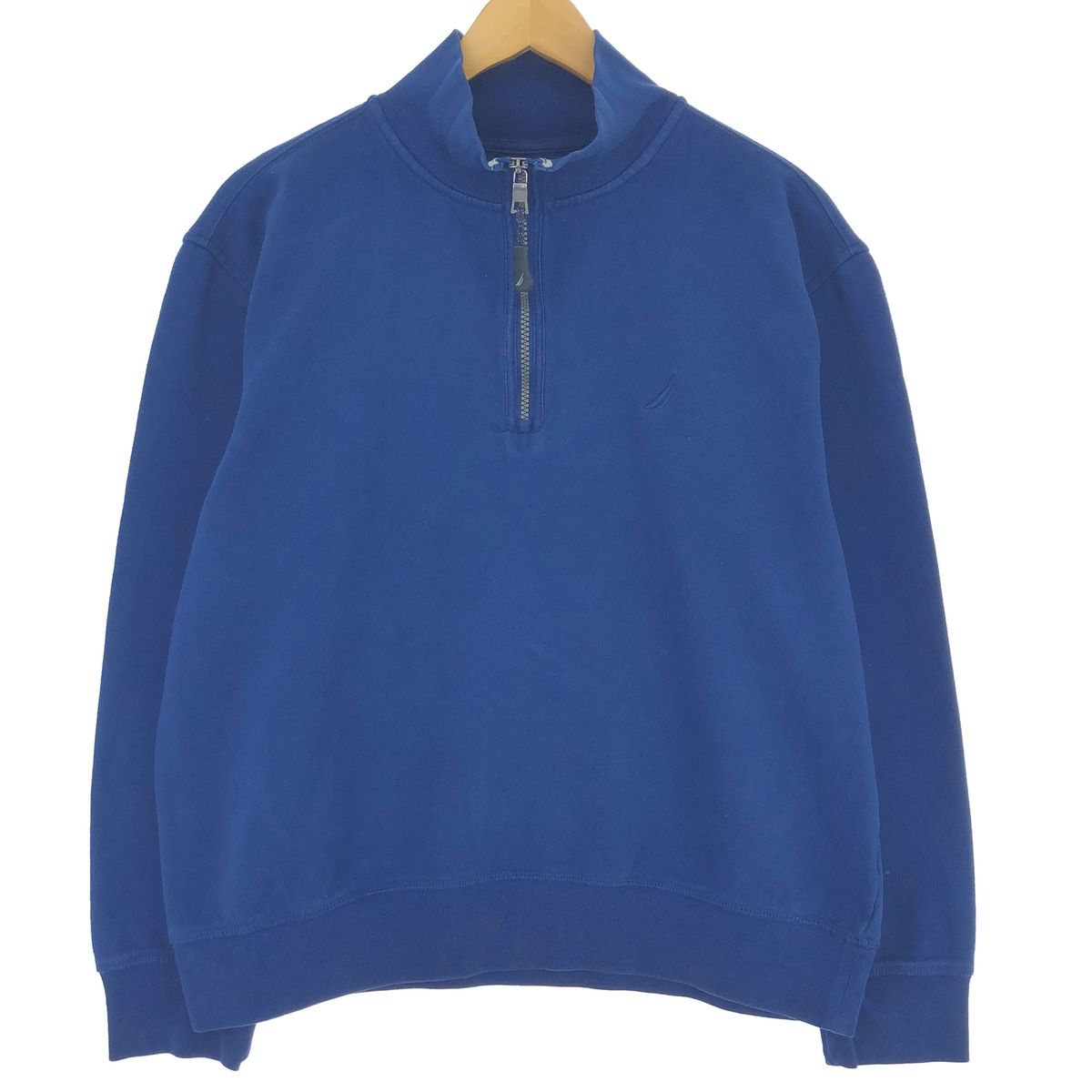 古着 ノーティカ NAUTICA ハーフジップスウェットシャツ トレーナー メンズL/eaa411289