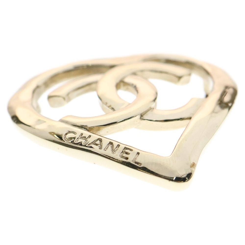 正規品　2022 chanel シャネル　ブローチ　ハート B22K ココマーク CHANEL （未使用 展示品）シャネル ハート ココマーク パール