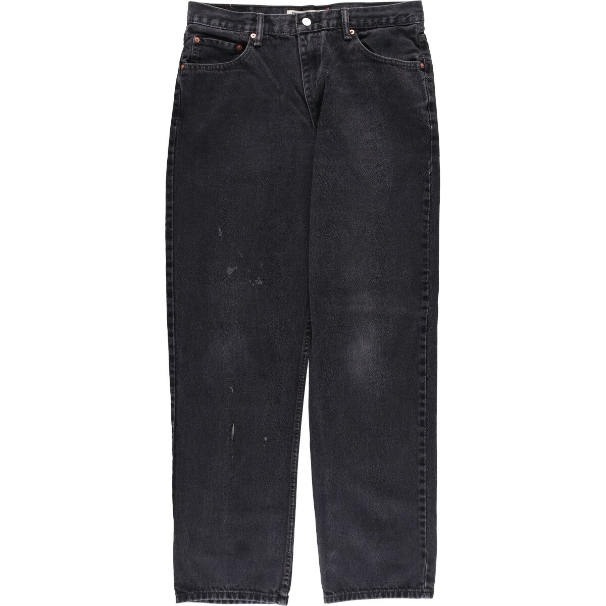 古着 リーバイス Levi s 550 RELAXED FIT ブラックデニム テーパードデニムパンツ メンズw35相当|eaa533267