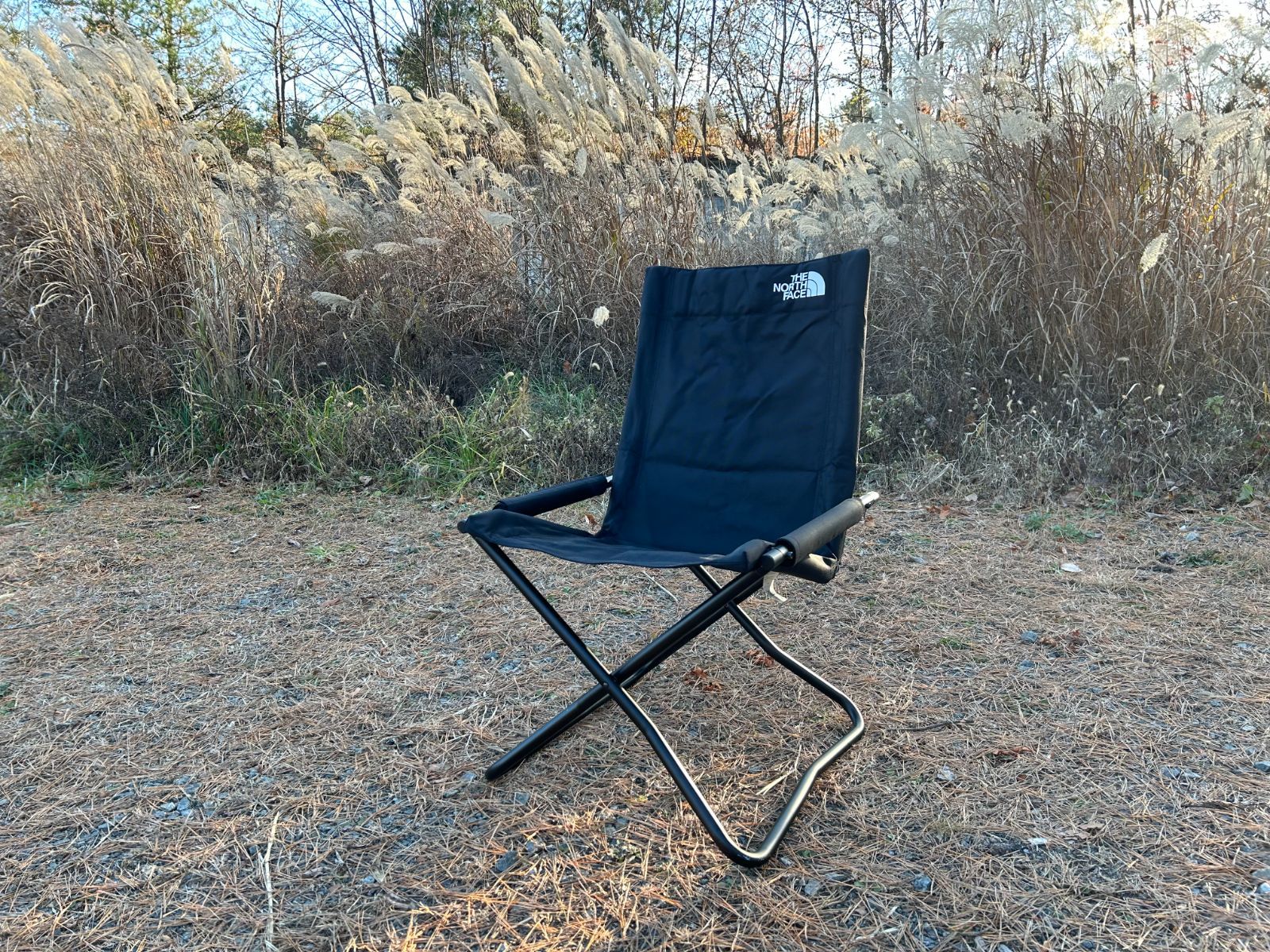 2点セット THE NORTH FACE TNFキャンプチェア ブラック ザノースフェイス 傷あり