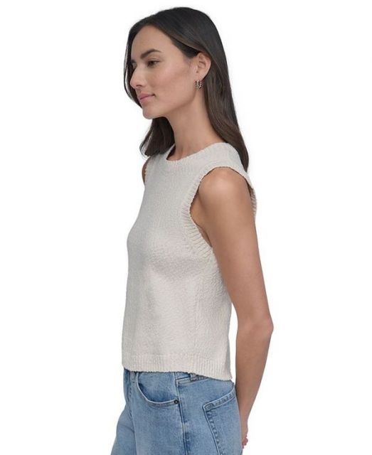 売れ筋商品|||ダナ キャラン ニューヨーク カットソー トップス レディース Women's Sleeveless Button-Front Tunic Top Sand ダナ キャラン ニューヨーク カットソー トップス レディース