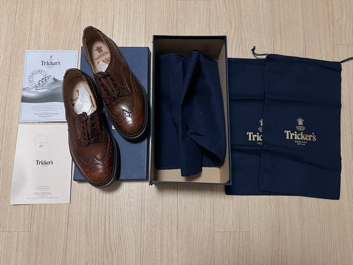 トリッカー アナティン ダービー カラメル クドゥ UK7 260