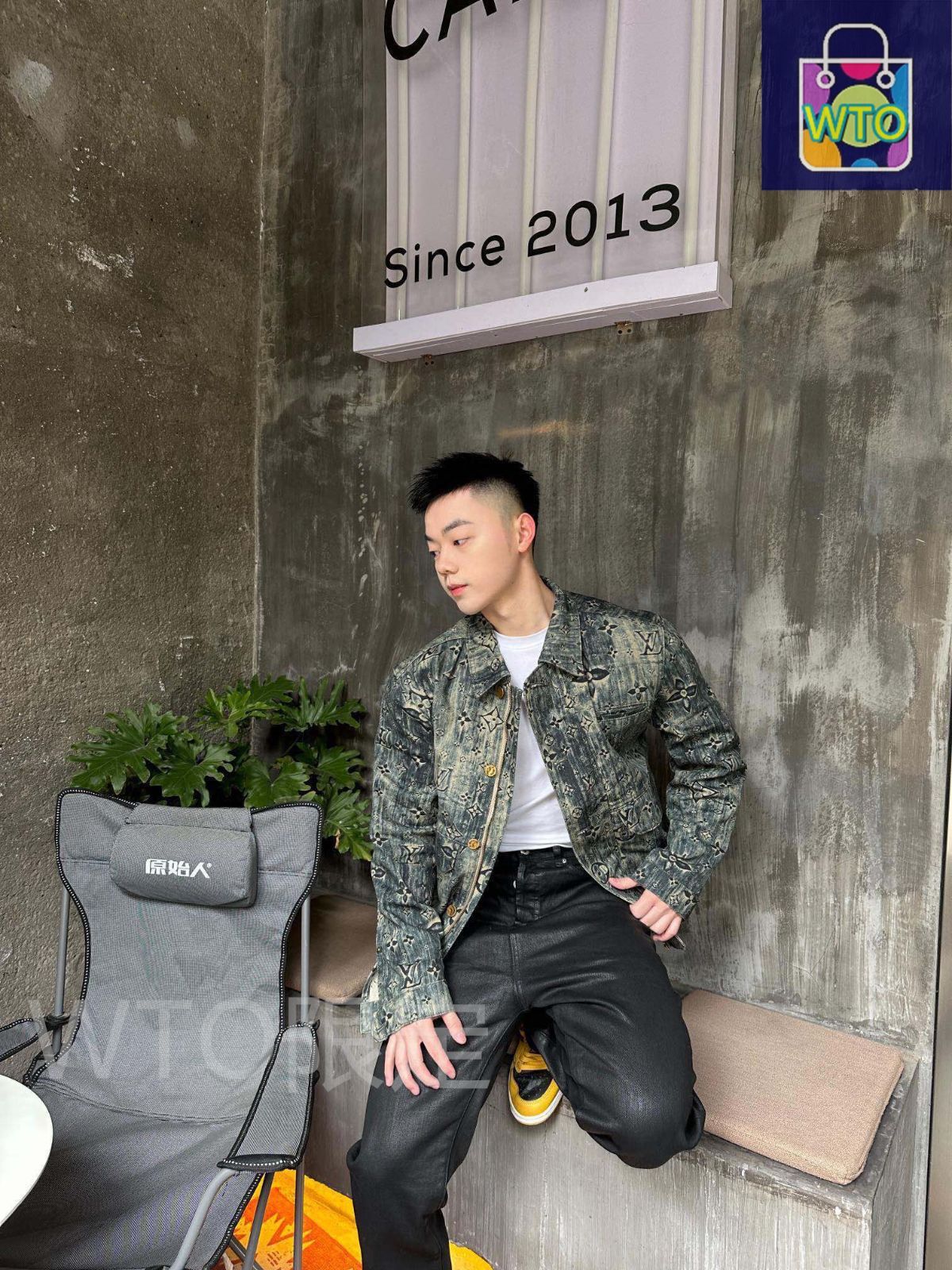 100パーセント本物ですジーンズ生地ルイヴィトン ルイヴィトン コピー ジーンズ モノグラム LOUIS VUITTON 12.2