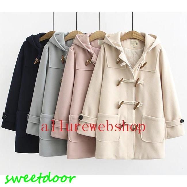 希少美品✨ニューヨーカー　イギリス製　ヘリンボーン　ダッフルコート 濃グレー 希少美品✨ニューヨーカー イギリス製 ヘリンボーン ダッフルコート 濃