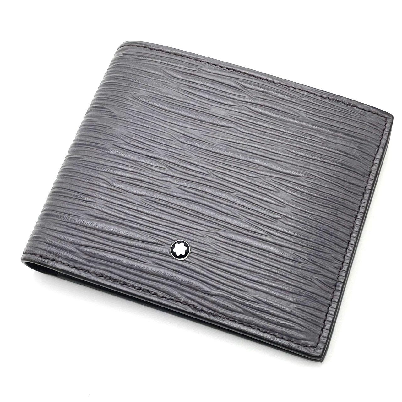 K675 MONTBLANC モンブラン |4810|ウォレット|8cc|グレー|二つ折り財布