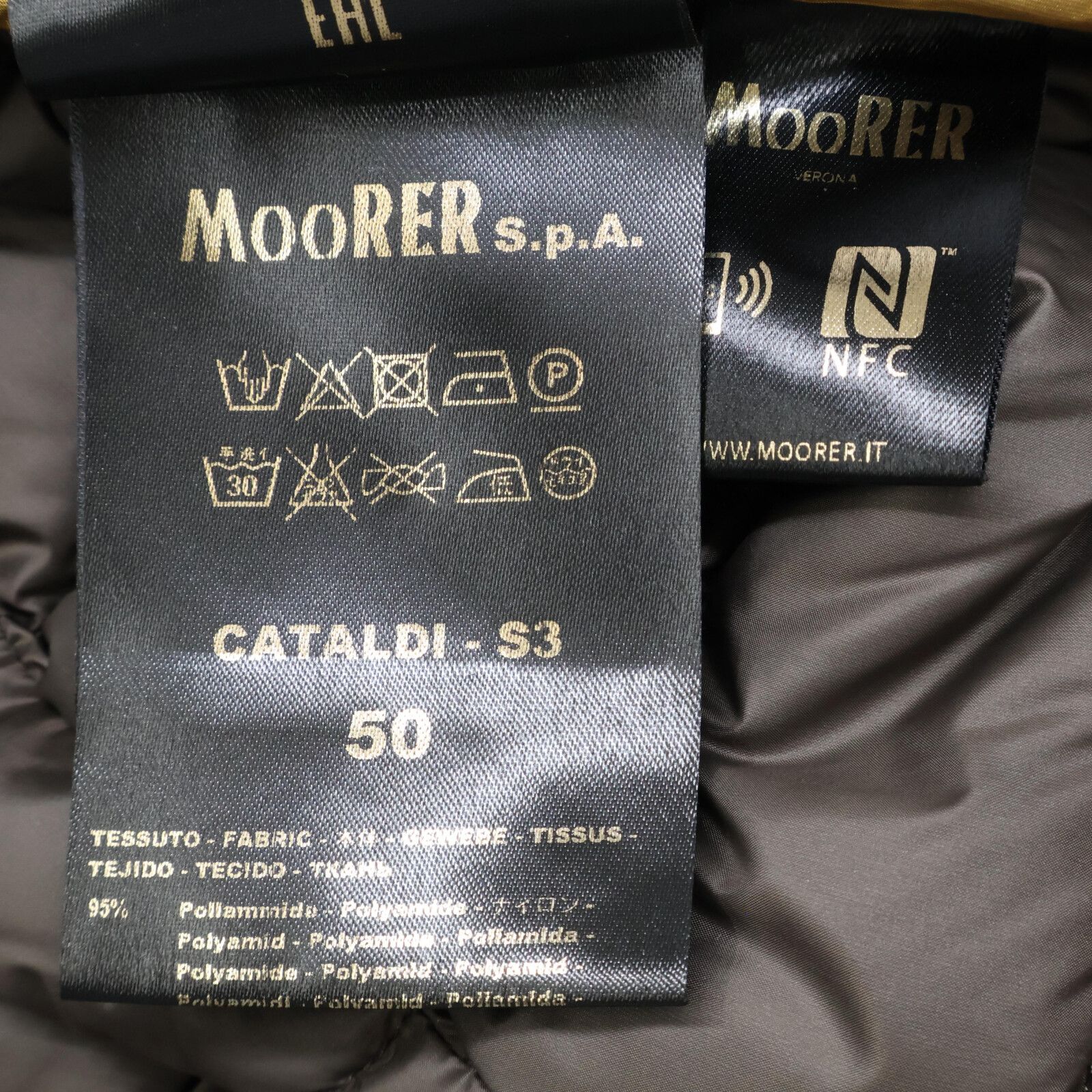MOORER ムーレー CATALDI-S3 ﾈｲﾋﾞｰﾌｰﾃﾞｨﾀﾞｳﾝｼﾞｬｹｯﾄ 50 - メルカリ
