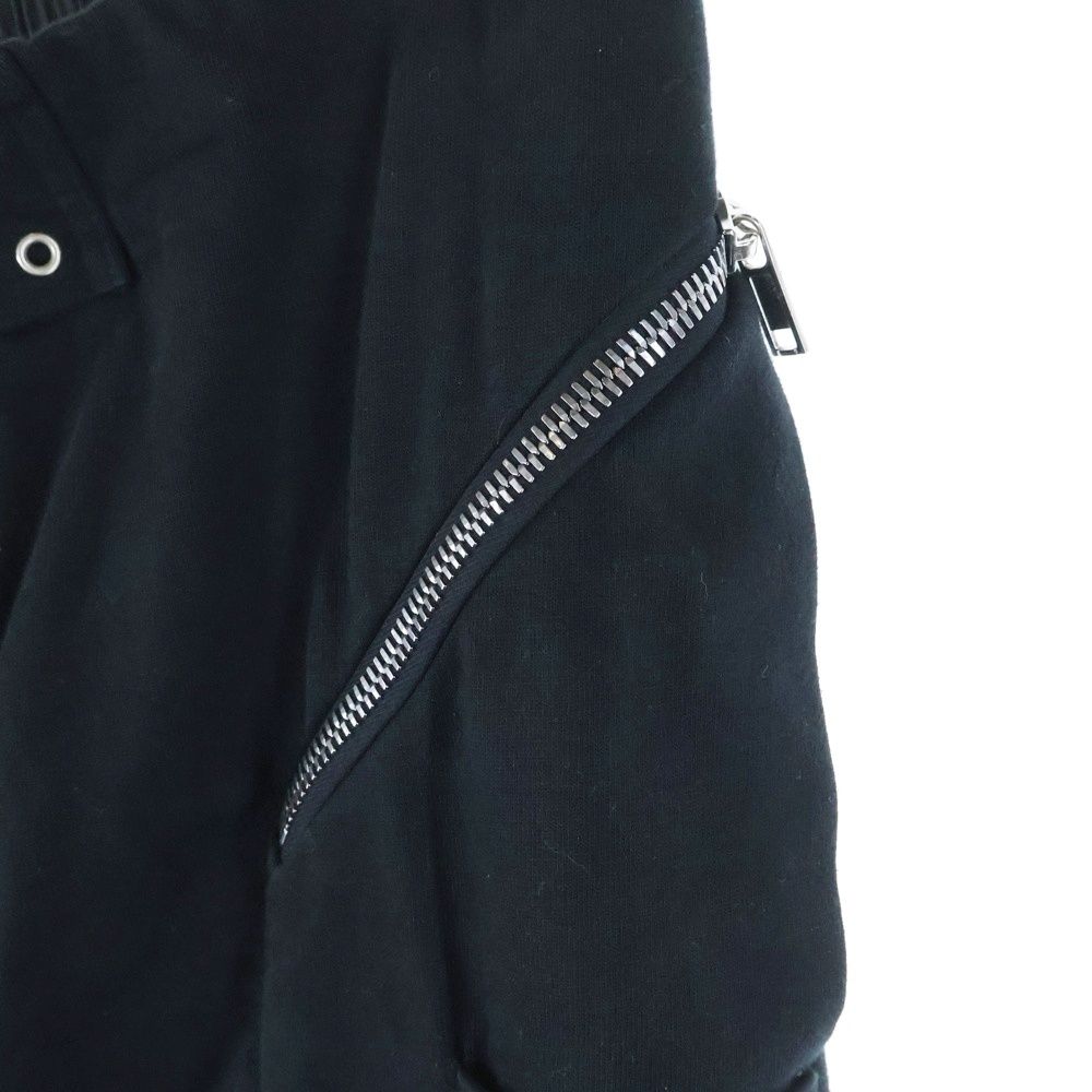  Rick Owens リックオウエンス EASY STROBE CARGOS ジップ テーパード カーゴパンツ -BA ブラック チノパン パンツ