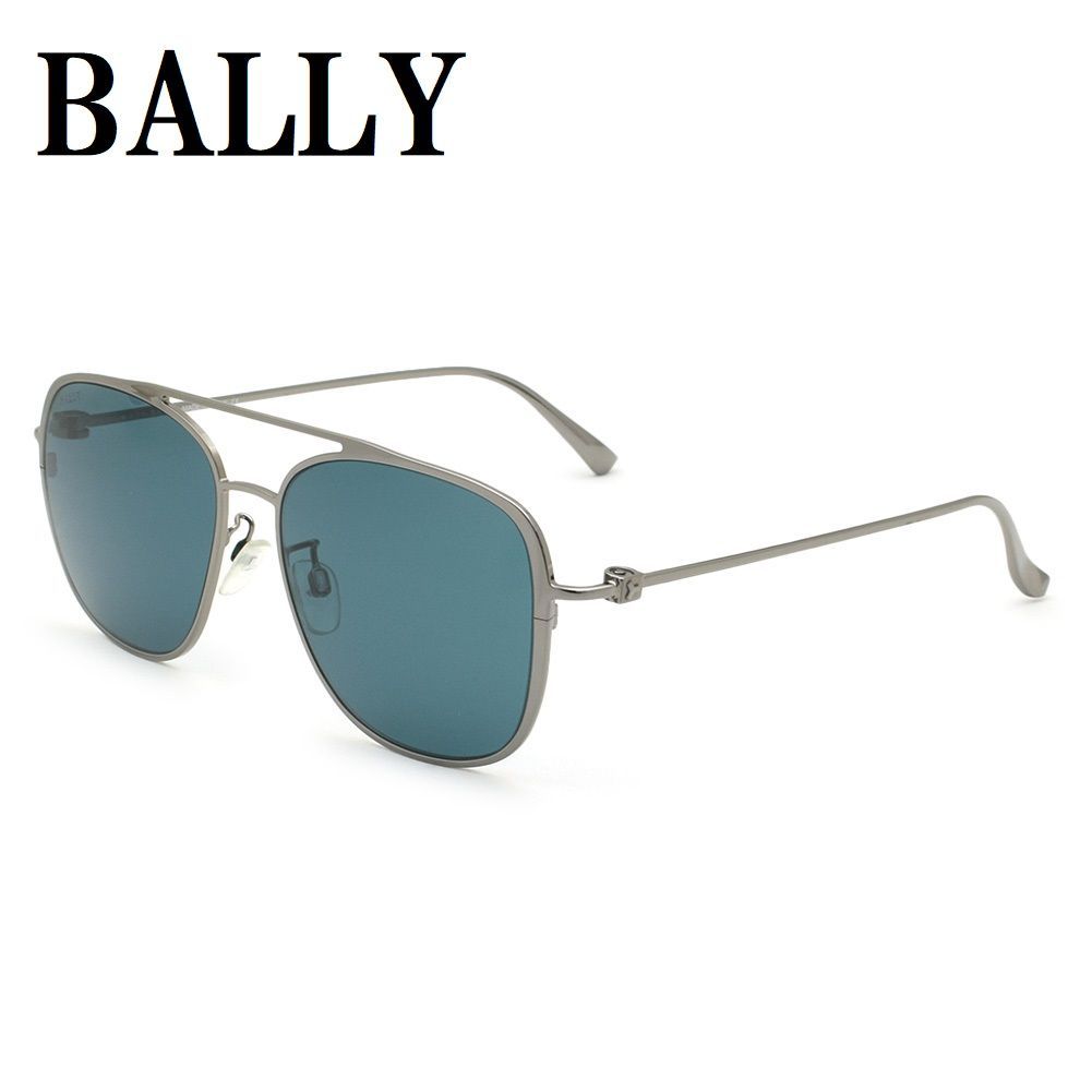 バリー BALLY BY0025-D 08N 58 サングラス アジアンフィット UVカット 紫外線カット ノーズパッド 鼻あて メンズ ブルー ガンメタル
