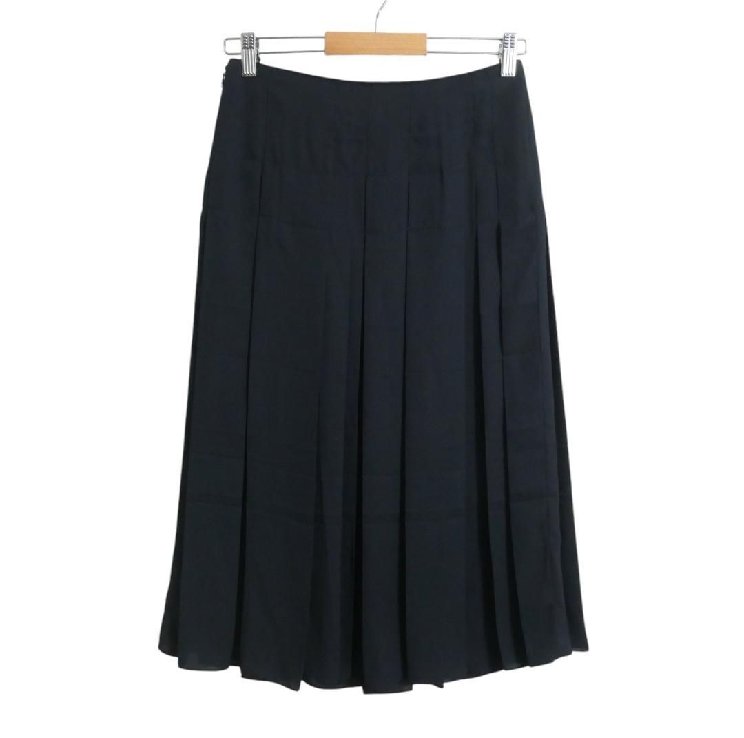 美品 HERMES エルメス サイズ36 シフォン プリーツスカート ロング