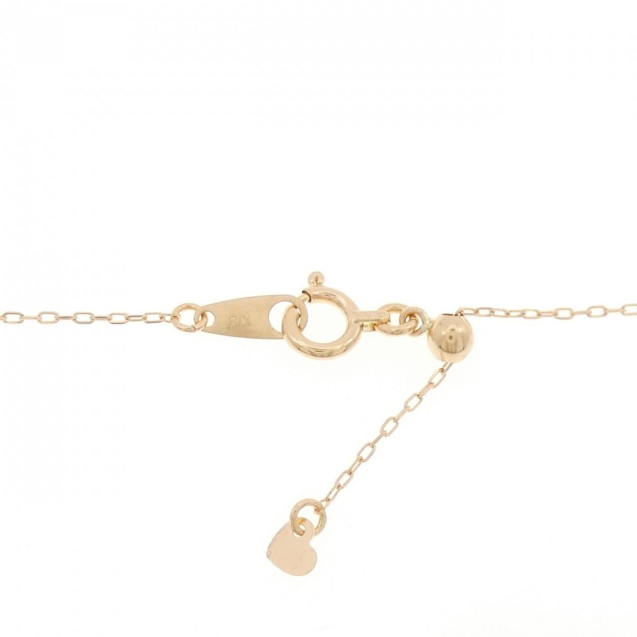 新品】K18PG フラワー×クロス ダイヤモンド ネックレス 0.08CT - メルカリ 