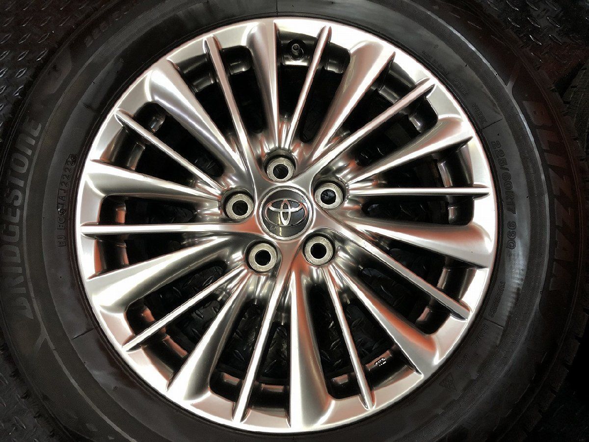 BS BLIZZAK VRX3 225/60R17 22年 バリ溝 スタッドレス トヨタ 30