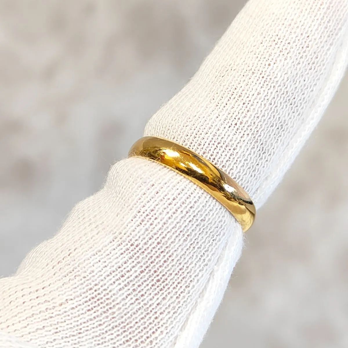 k18 ゴールドリング 9号 甲丸