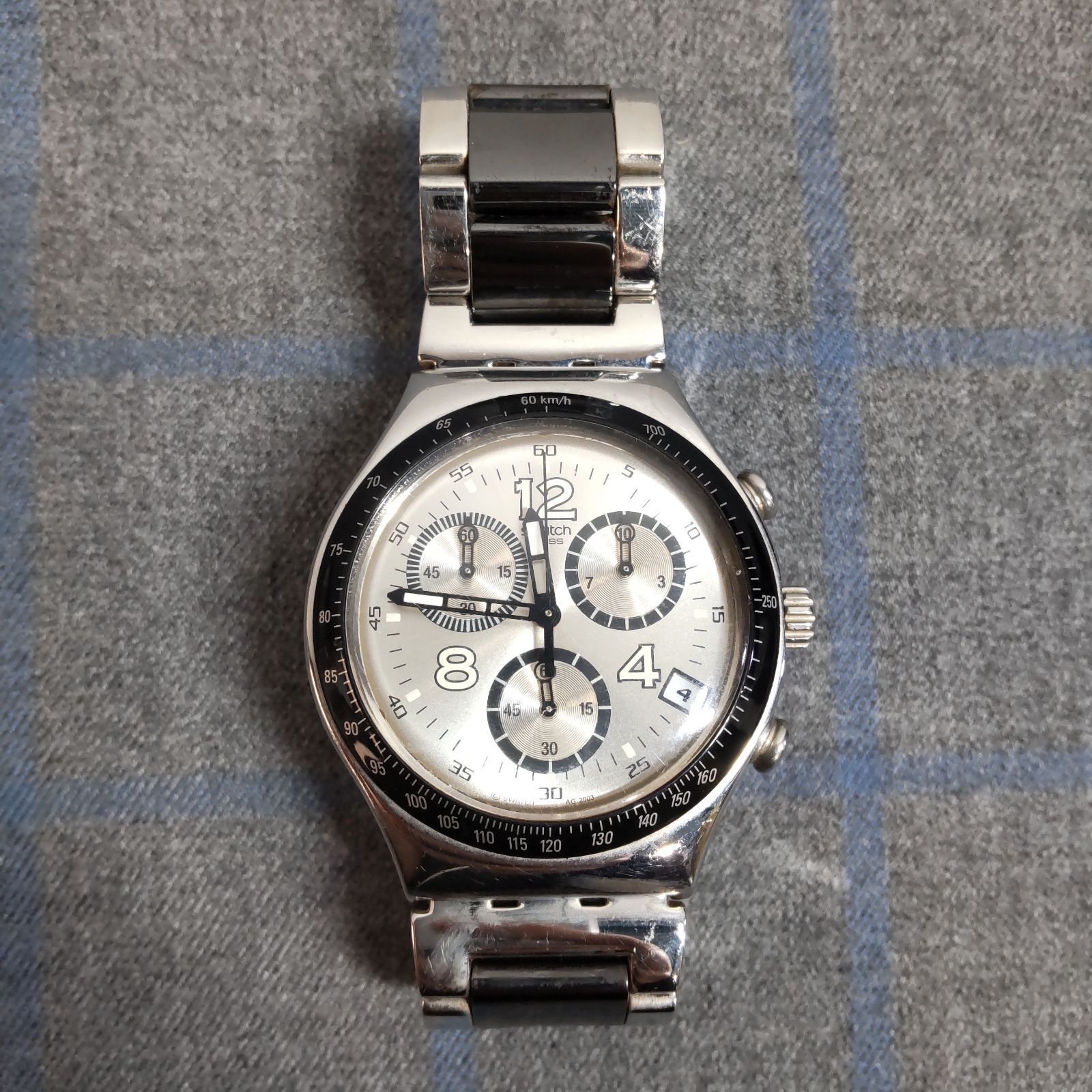 【希少】　スウォッチ　自動巻　swatch ホワイト　アイロニー IRONY（Swatch） swatch スウォッチ 腕時計 メンズ アイロニー