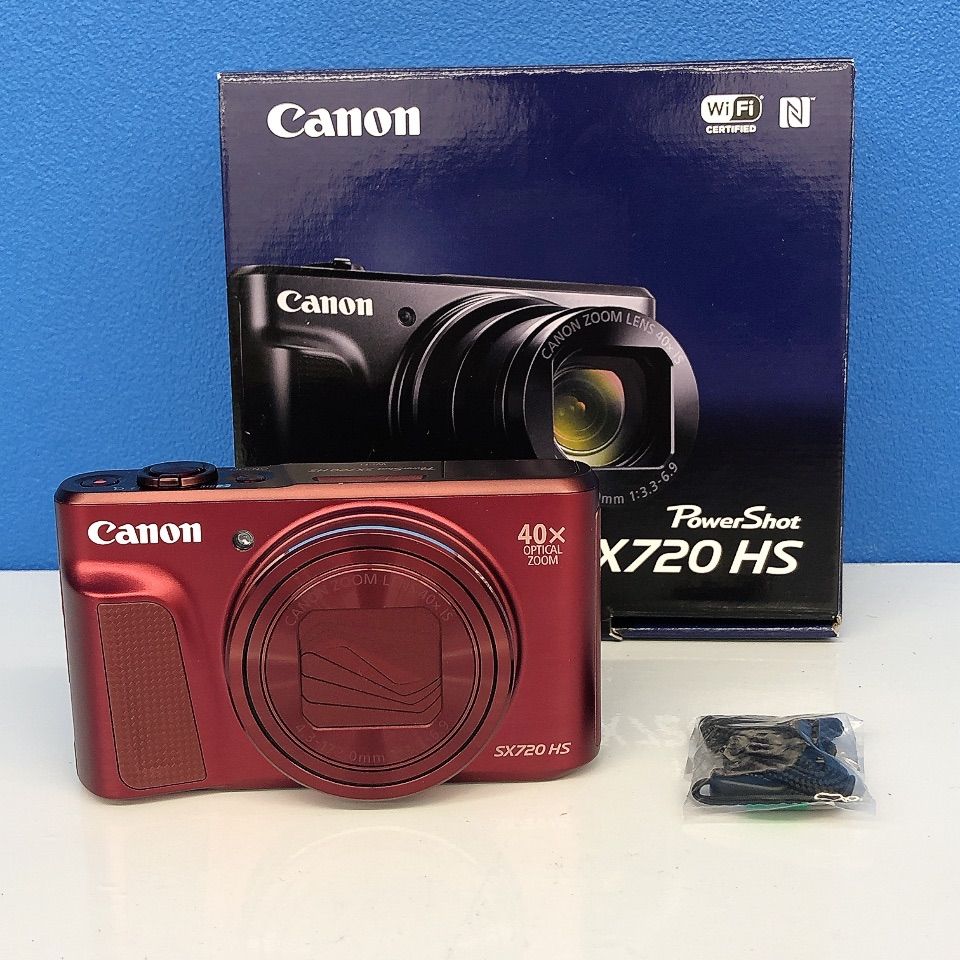 【動作確認済】Canon PowerShot SX720 HS レッド Digital Camera Canon PowerShot SX720 HS Red 20.3MP 40x Wi-Fi