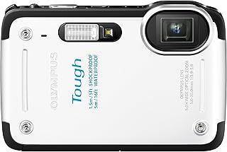 OLYMPUS デジタルカメラ STYLUS TG-625 ホワイト 1200万画素 裏面照射型CMOS 防水5m 耐落下衝撃1.5m 耐低温-10℃のタフ性能 光学5倍ズーム iHSテクノロジー 3.0型LCD 広角28mm TG-625 WHT