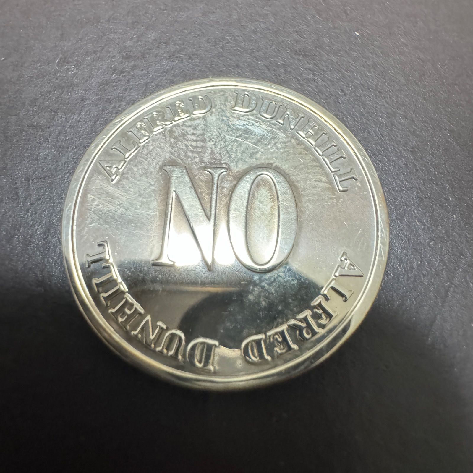 RE72 【美品】dunhill ダンヒル DECISION COINS YES NO メンズ