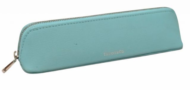 ティファニー ペンケース レザー ティファニーブルー 筆箱 マルチ