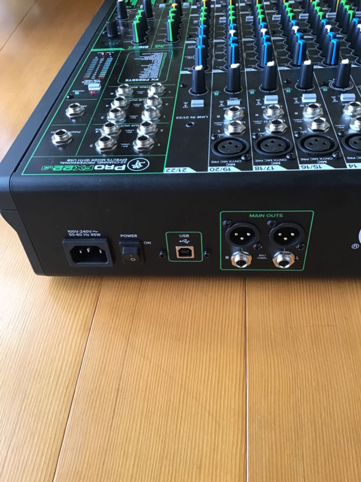  MACKIE マッキー ProFX 22 v 3 アナログミキサー エフェクト搭載 アナログミキサー PAミキサー