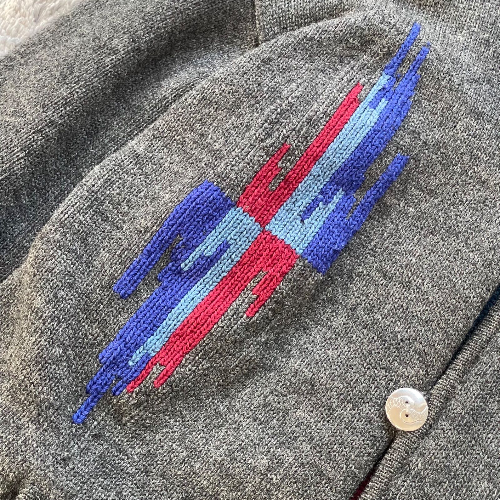 ジャガードニット ジャケット