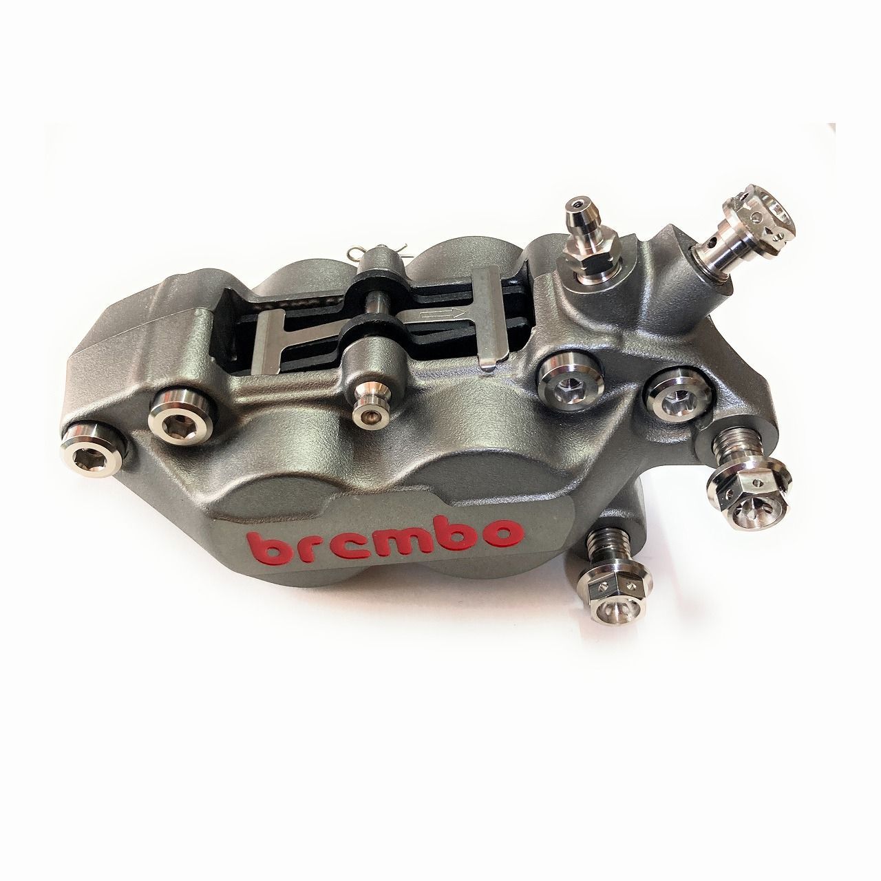 64チタン 4pot ブレンボ ボルトセット brembo ブレーキキャリパー マウント ブレーキパッドピン グロム モンキー125 CB1300SF  CB400SF CBR400RR YZF-R25 XJR400 バンディット Z900RS ゼファー ZRX - メルカリ