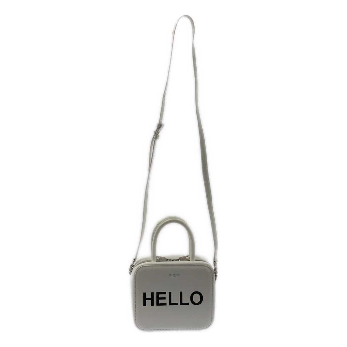※期間限定大幅値下げ※michino paris HELLOピカルバッグスモール 美品】 Michino Paris / ミチノ パリ | 2way HELLO ロゴ ピカル