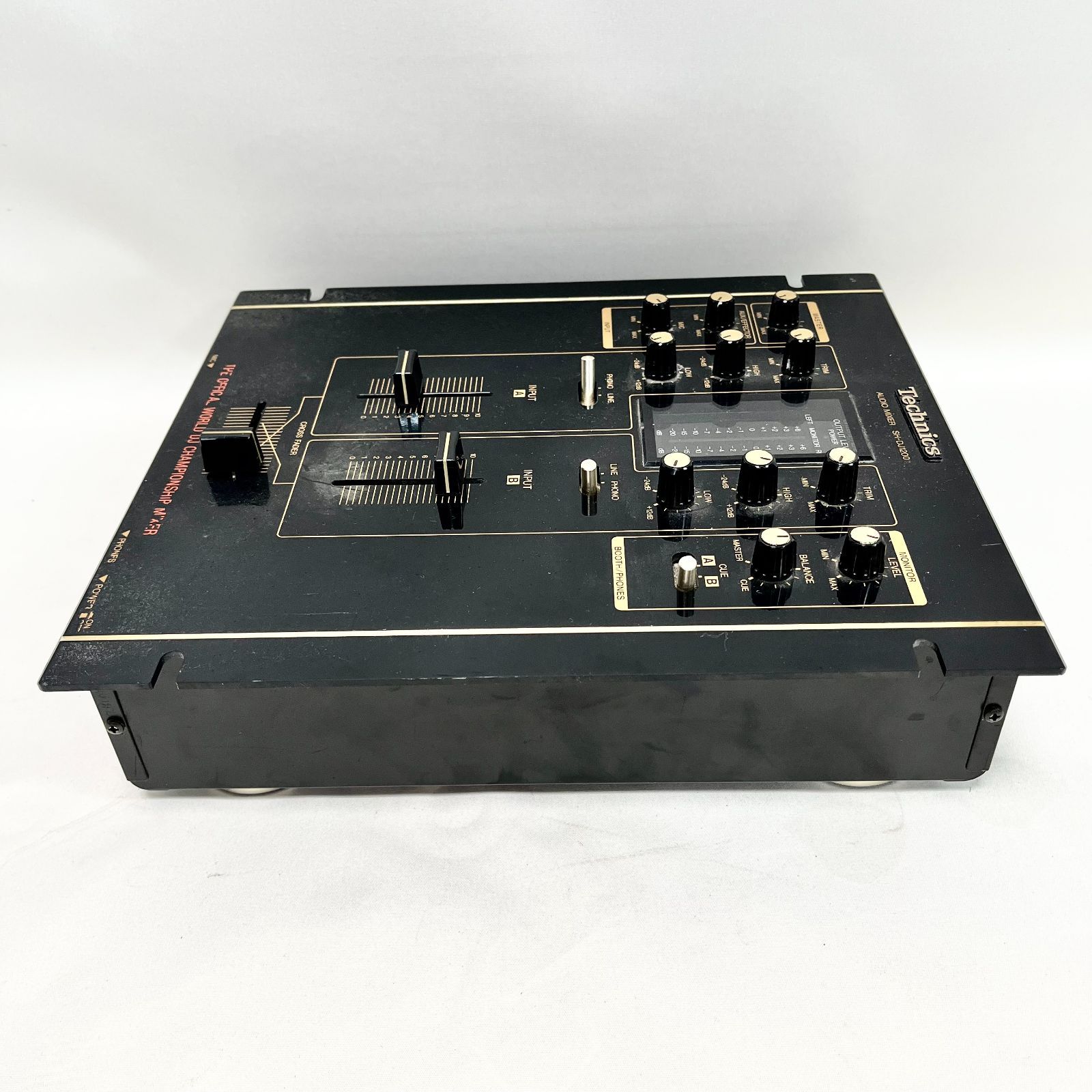 【現状品】テクニクス DJミキサー Sh-DJ1200 音出し確認済み どこかで一回は目にしてる定番DJミキサー、テクニクスのSH
