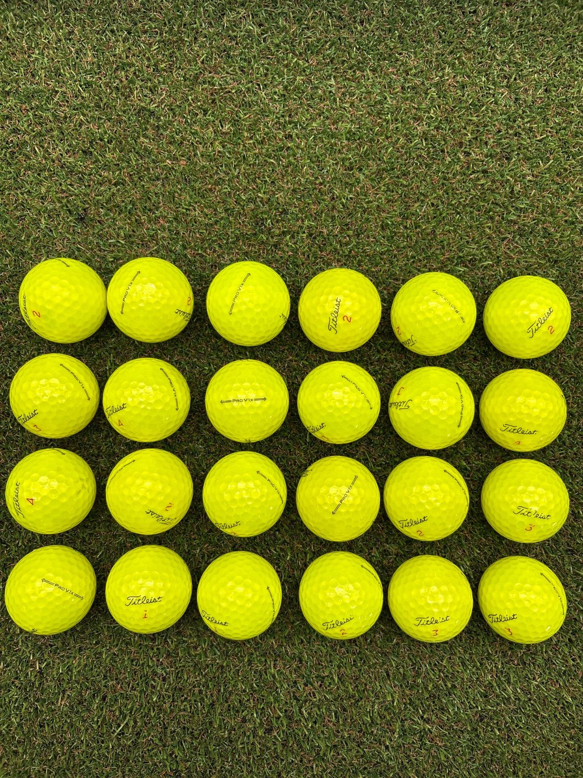 ☆SALE☆タイトリスト/PROV1X/23年/イエロー/品質/ロストボール