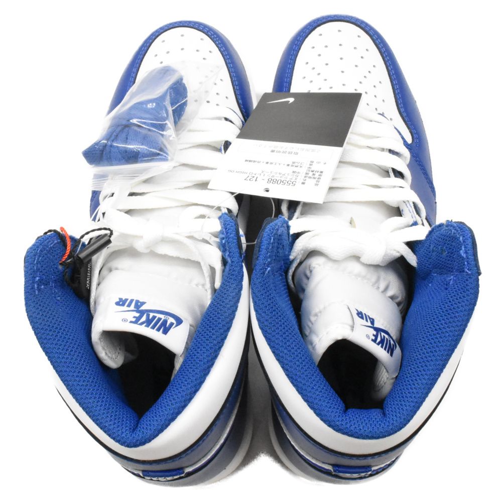 NIKE (ナイキ) AIR JORDAN 1 RETRO HIGH OG STORM BLUE エア