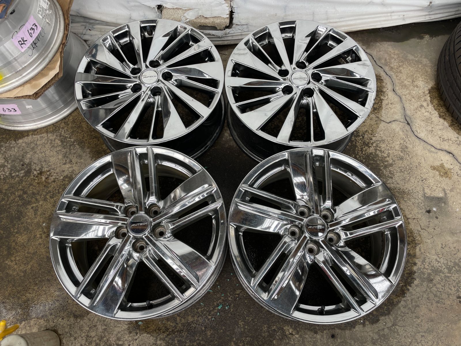 日産 エルグランド ライダー 純正 AUTECH 18インチ 7.5J 5H 114.3インセット＋55 4本セット 品