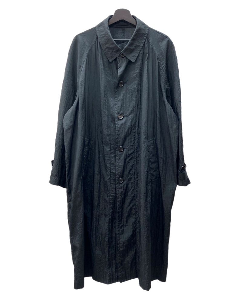 コムデギャルソン COMME des GARCONS HOMME NYLON LONG COAT ナイロン ロング コート ステン アウタージャケット 黒 HC-020030 ジャケット 無地 ブラック Mサイズ 104MT-1550