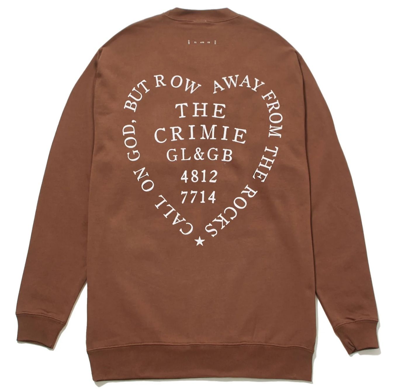 THE CRIMIE｜クライミー BLACK HEART LOGO CREW SWEAT ブラックハートロゴ クルーネック スウェット