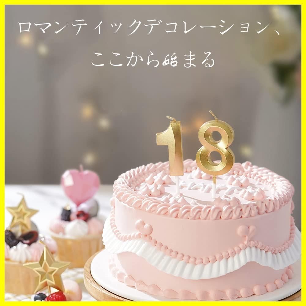 大人気】バースデーキャンドル 3D 数字 装飾 おしゃれ 記念日を 
