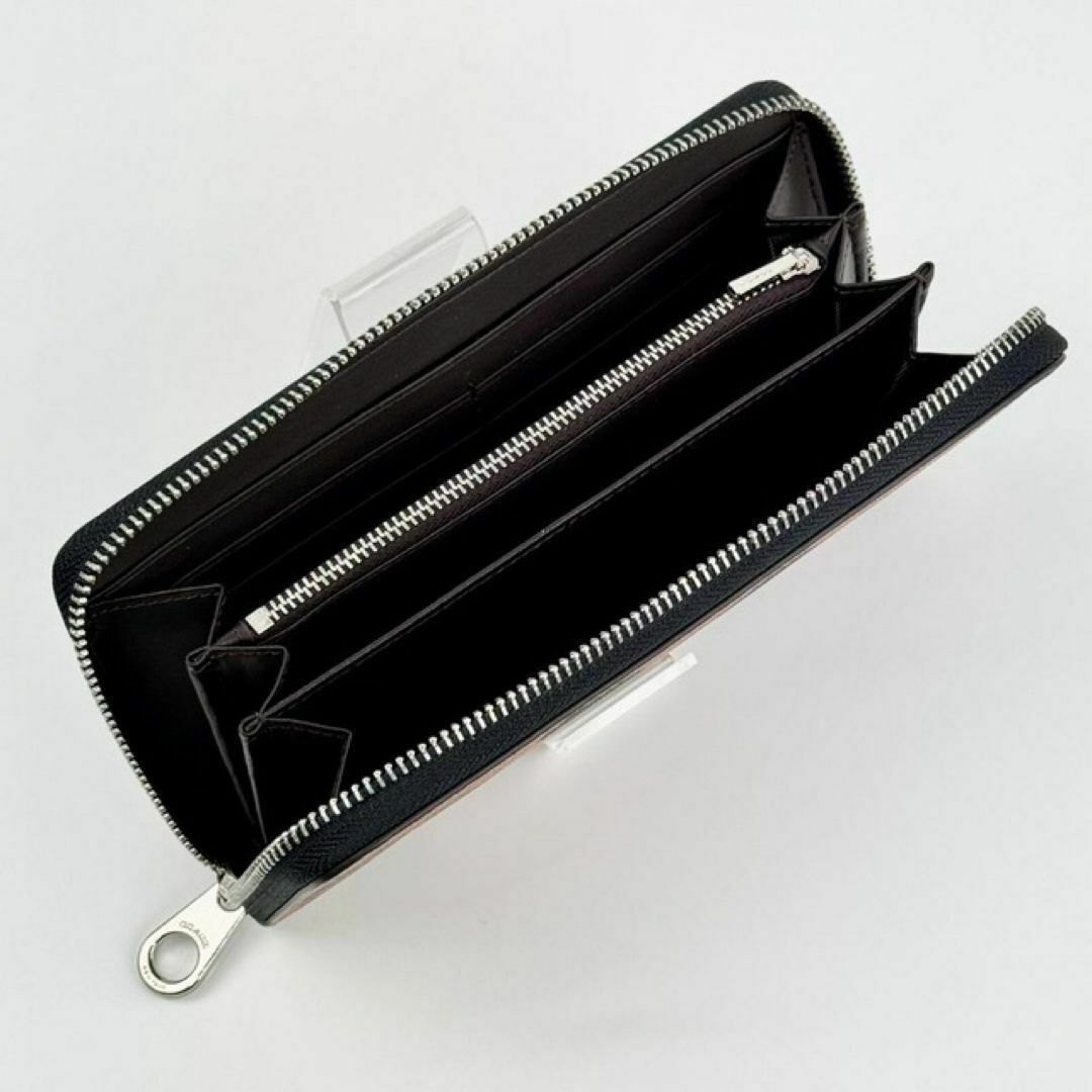 新品・未使用】COACH 長財布 レオパード柄 ライトサドル ストラップ付
