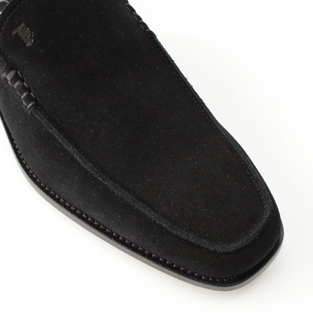 トッズ スエード ローファー スリッポン T型押し フラット 革靴  
