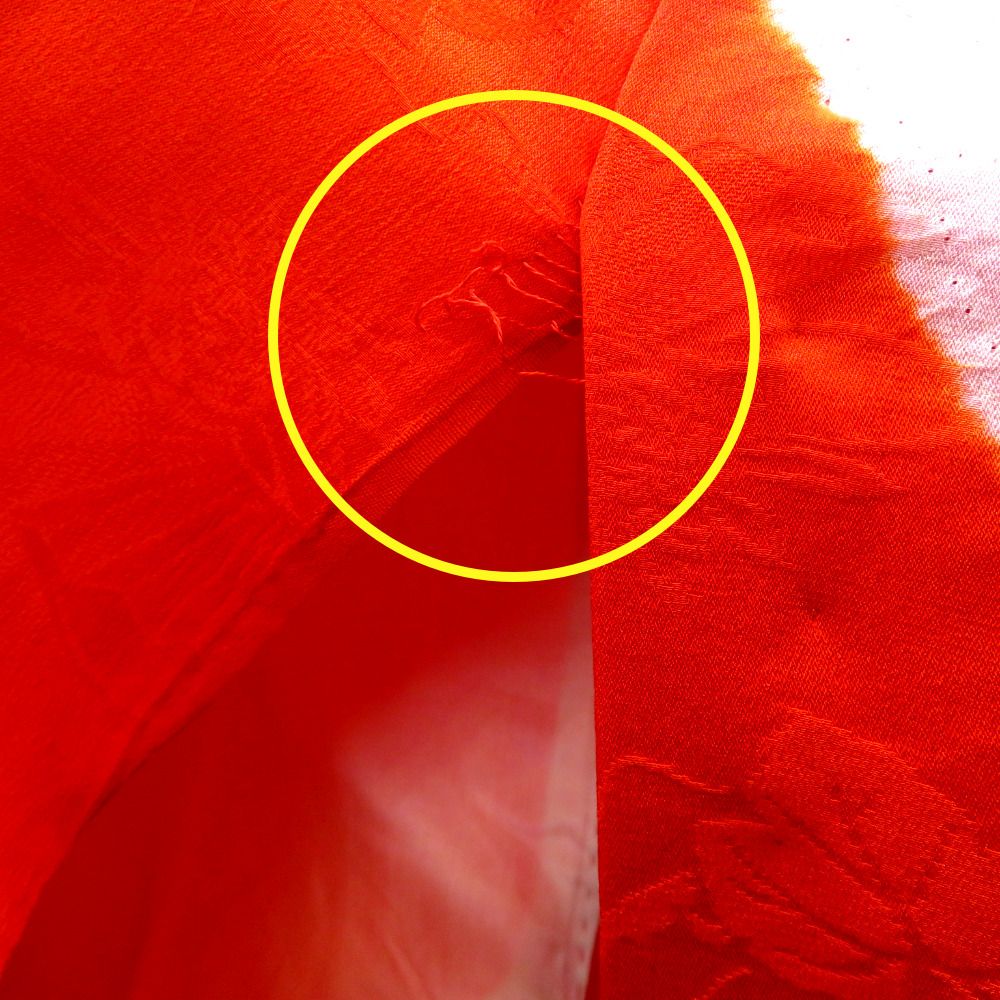 襦袢 昔襦袢 長襦袢 振袖用 アンティーク バチ衿 正絹 赤 白 ピンク  