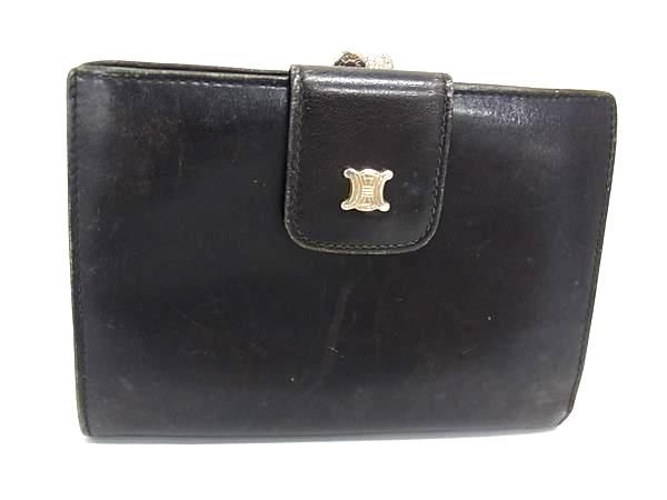 うさぎ 人気 美品 セリーヌ レザー×ジャガード マカダム 長財布② 12080792.jpg
