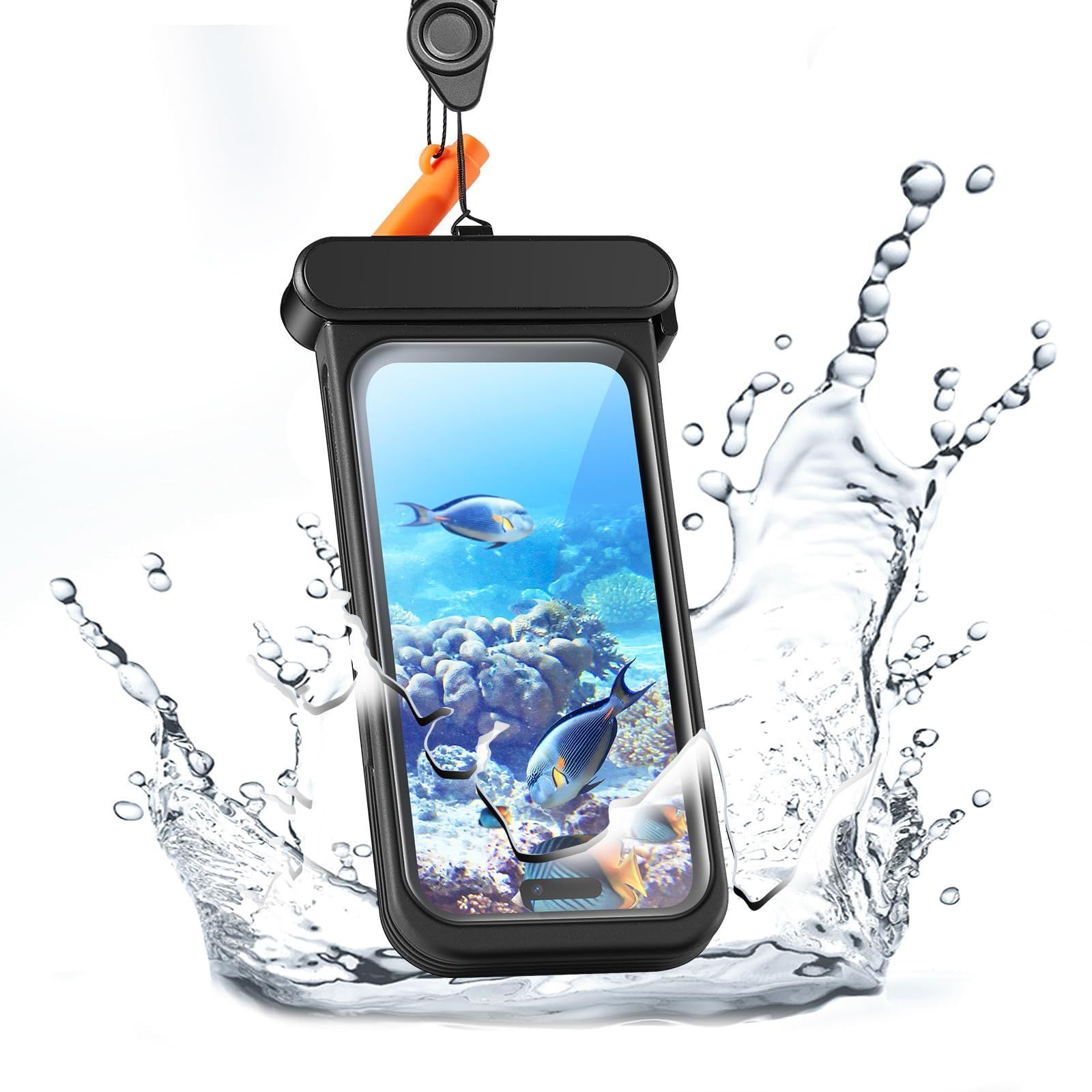 【特価商品】防水ケース iPhone 15 Pro Max/14 スマホ Pro Max専用 防水ポーチ 水中タッチスクリーンとFace ID対応 ESR 精密ボタン・IPX8完全防水・浮上設計で海やお風呂でも安心 水中で撮影・画面操作