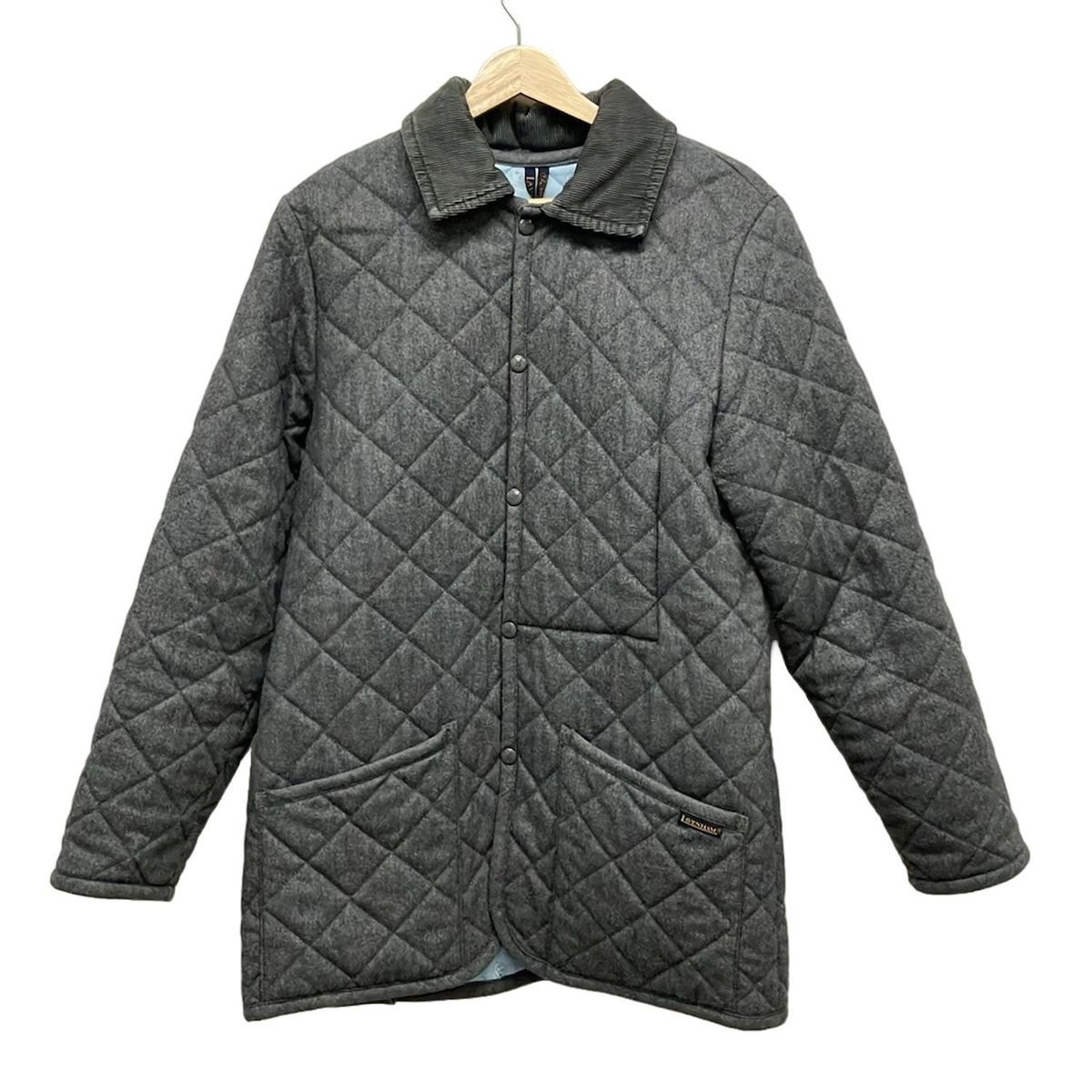 LAVENHAM サイズ36 リバーシブル キルティングコート LAVENHAM(ラベンハム) コート サイズ36 S メンズ グレー 長袖/秋