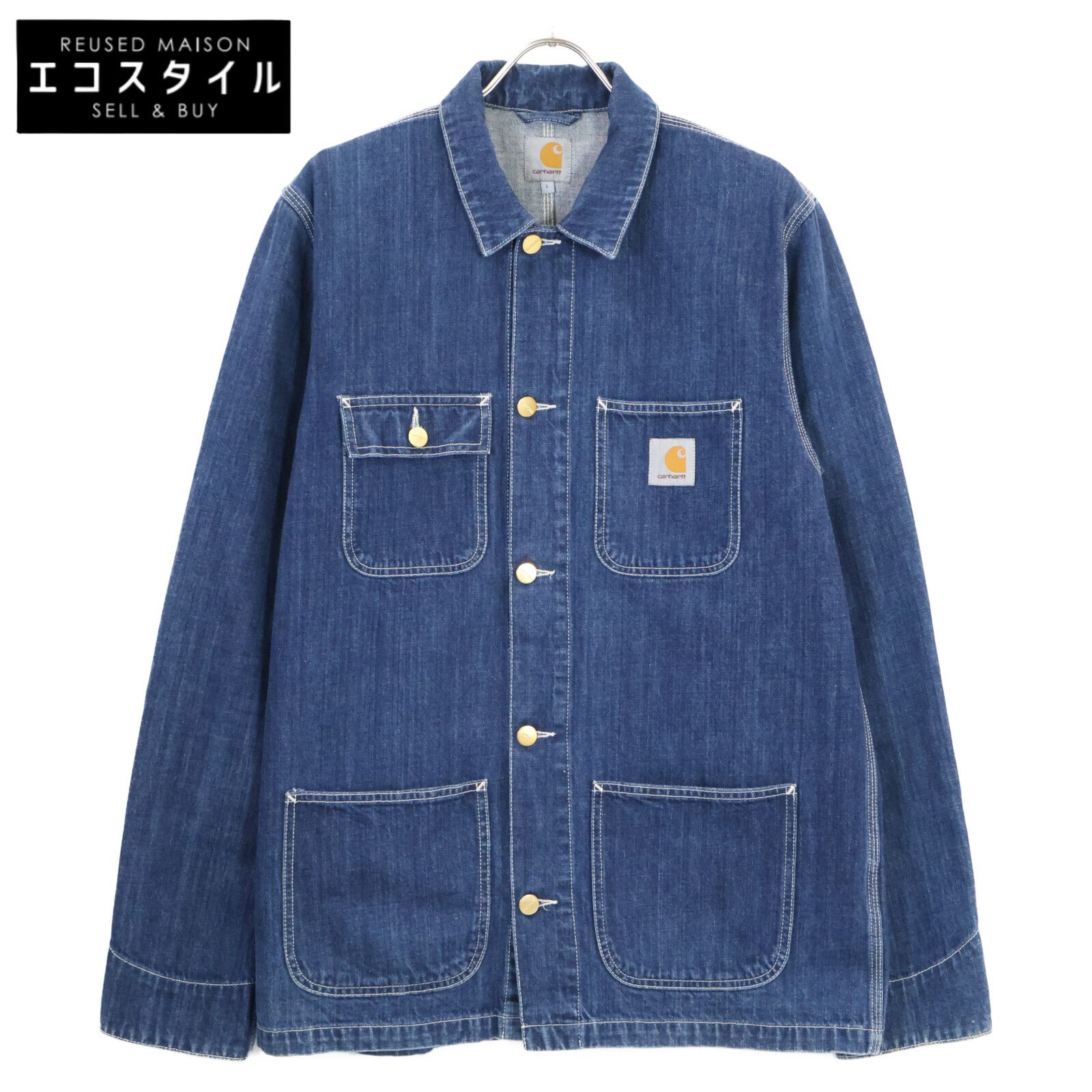 Carhartt MICHIGAN CHORE COAT デニムカバーオール M Carhartt MICHIGAN CHORE COAT デニムカバーオール M