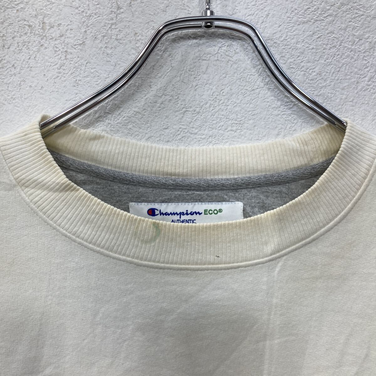Champion スウェット トレーナー 茶色 無地 ロゴ刺繍 スリット入り 楽天市場】スウェット Champion【チャンピオン】フルロゴクルー