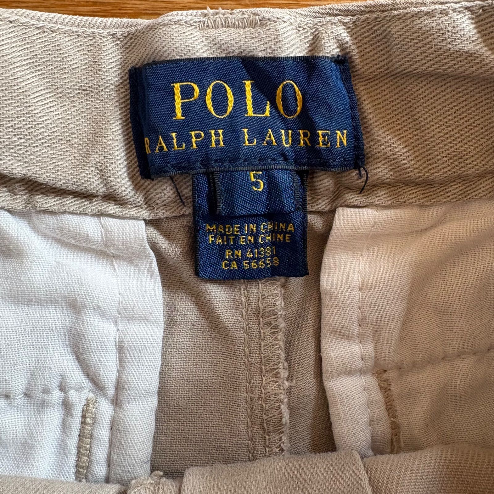 ポロ ラルフローレン ショートパンツ クラシックチノ 5 110cm ベージュ  