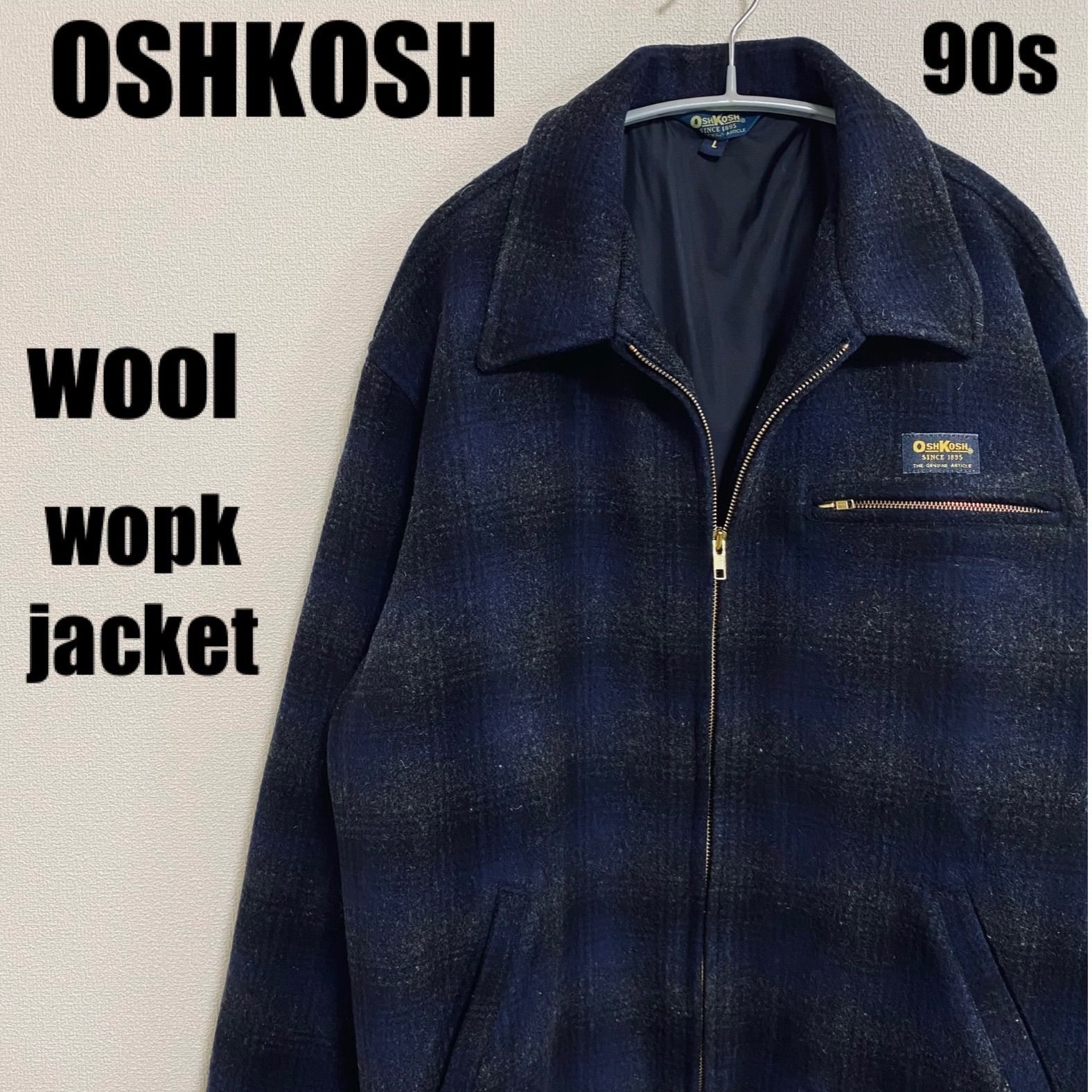 m803 OSH KOSH オシュコシュ　ウールジャケット　チェック