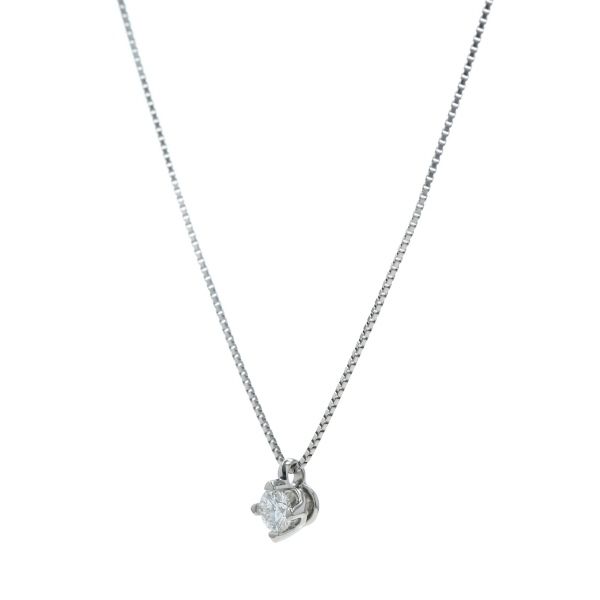 Pt950 Pt850 プラチナ ネックレス ダイヤモンド 0.227ct Eカラー
