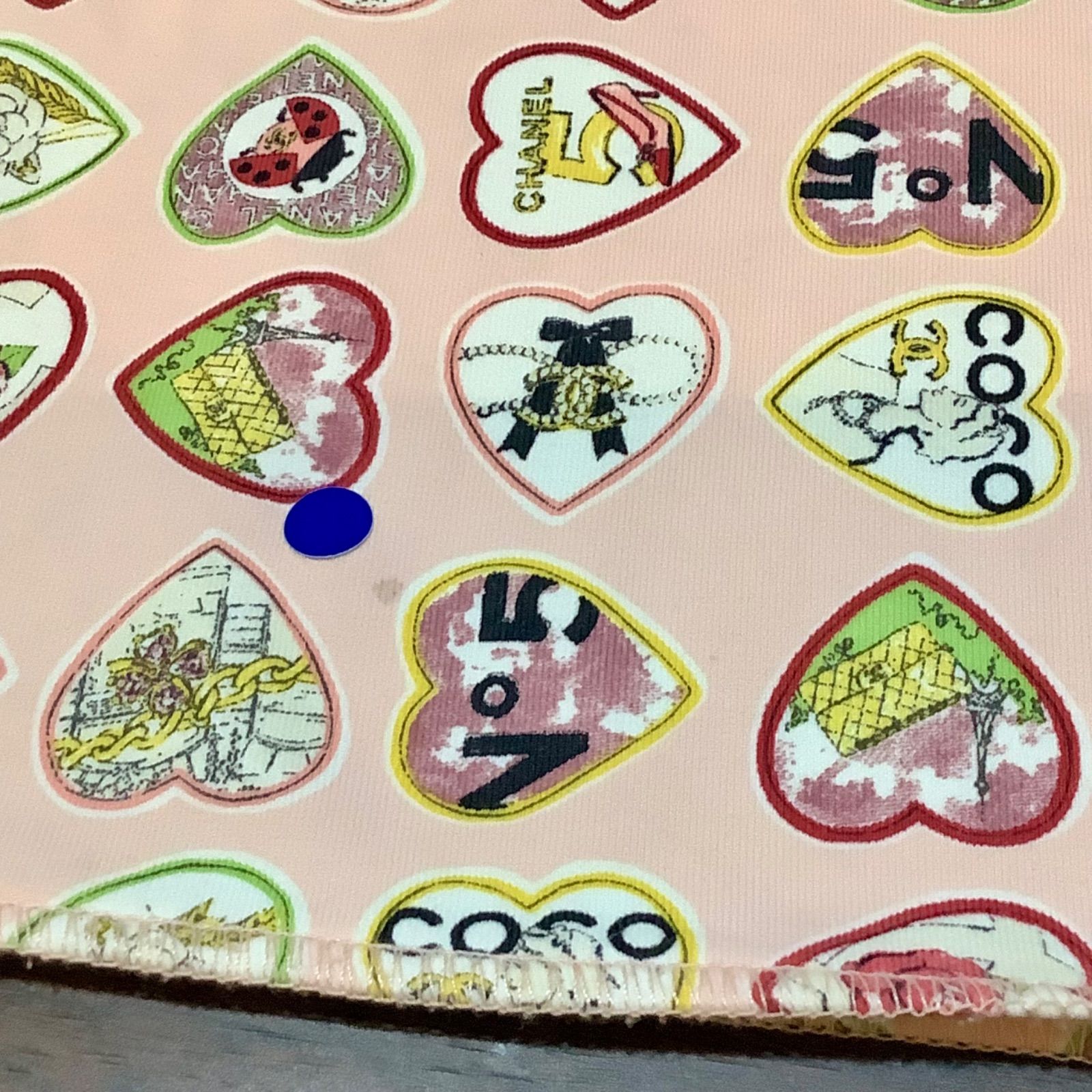  シャネル CHANEL 06 P バレンタイン ハート キャミソール タンクトップ ピンク 42 N 966 T 160 キャミソール トップス