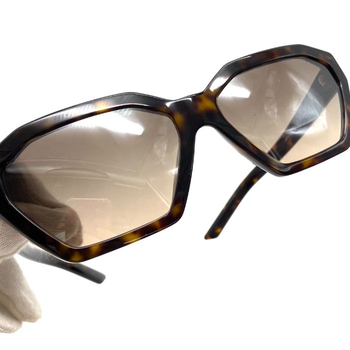 PRADA プラダ ロゴ べっ甲調 プラスチック サングラス eY09276N KANDAIZUMI_COM