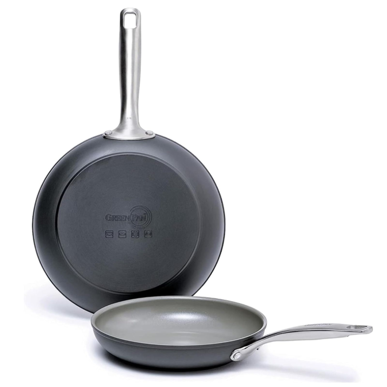 20 26cm 2点セット ガス火 フライパン 食洗機 対応 GREENPAN PFASフリー 有害物質不使用 セラミックコーティング グリーンパン こびりつきにくい 汚れが落としやすい チャサム